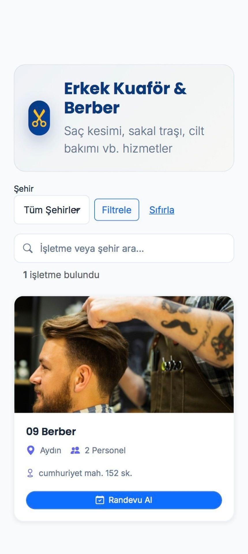 İşletme Ekranı